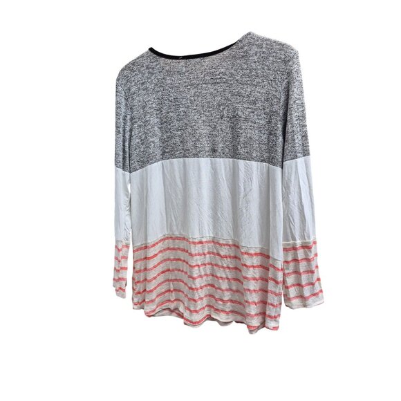 Poliana Plus 1X Colorblock Stripe Top - Picture 3 of 4